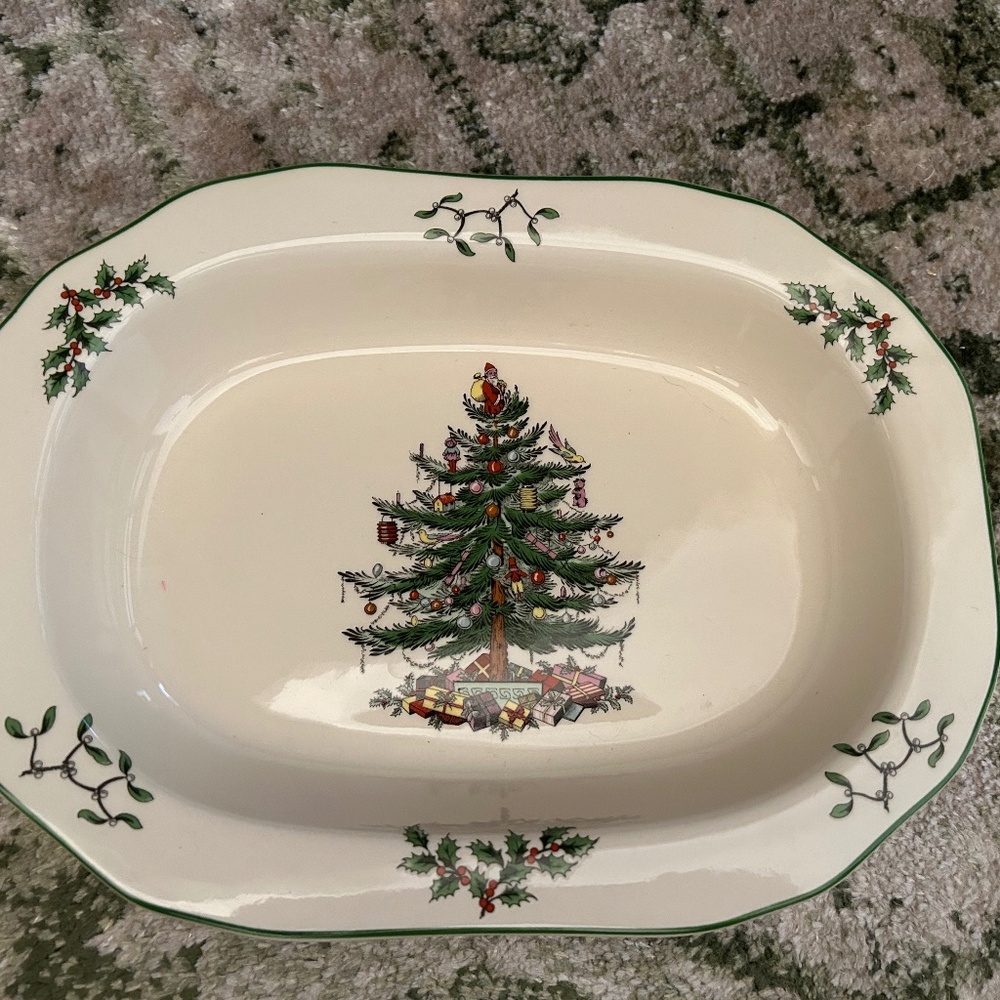 Spode Christmas Tree Pattern Platter